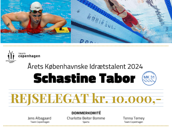 fotokollage af schastine tabor samt vindercheck